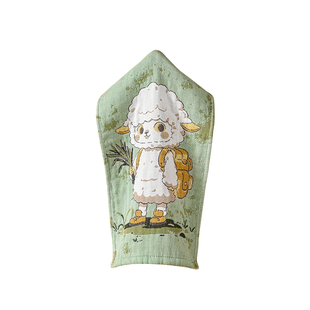 纯棉毛巾纱布四层洗脸儿童洗澡擦洗脸全棉可爱吸水速干不掉毛柔软