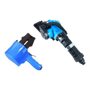 自动钢带气动打包机捆扎机KCLS32分体式气动铁皮钢带打包机拉紧器