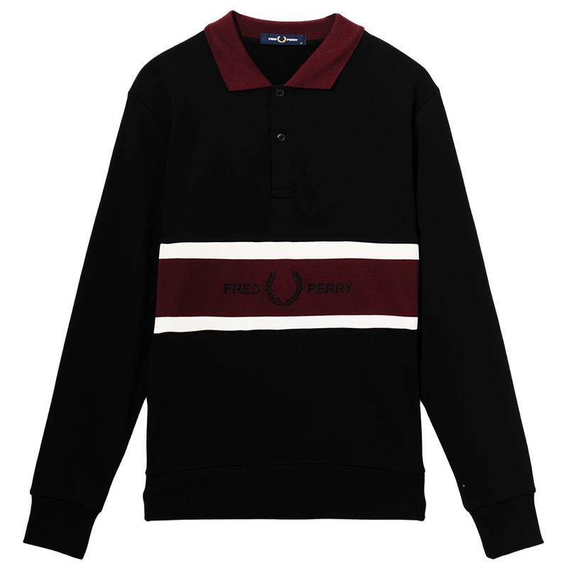 FREDPERRY翻领卫衣英伦学院风