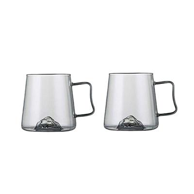 大容量观山人工吹制高硼硅玻璃杯