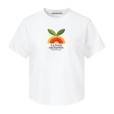 MardiMercredi植物图案短袖t恤