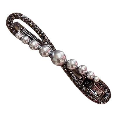 高级感珍珠发夹女前额刘海侧边