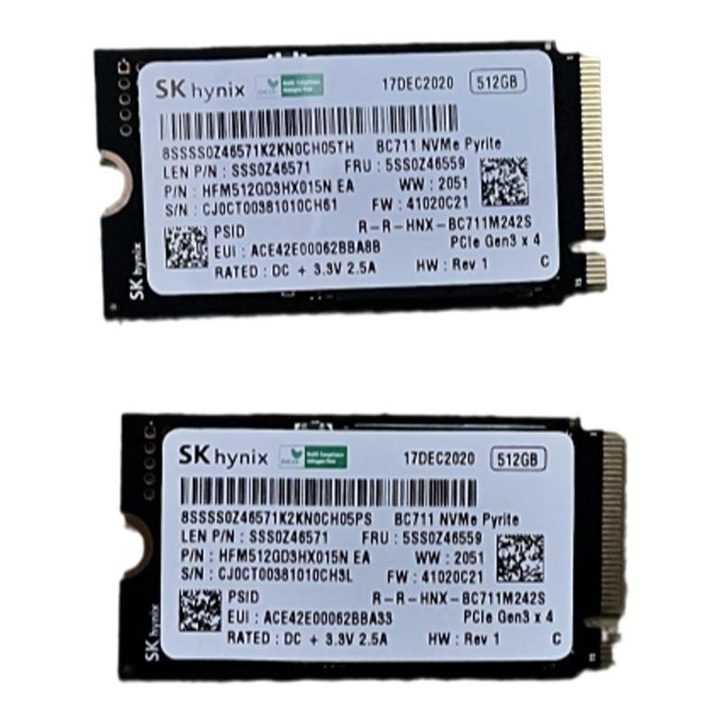 全新海力士BC711 256G512G NVME PCIE高速笔记本电脑盘固态硬盘