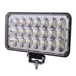 汽车led灯大灯货车射灯方灯外置车用透镜灯珠圆形聚光灯圆灯车灯