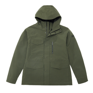 AK男装新款防风防水户外工装M-65多袋连帽三防冲锋衣夹克男