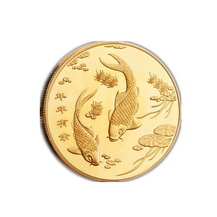 好运硬币一帆风顺大展宏图马到成功旅游景区纪念品金银币礼物送人