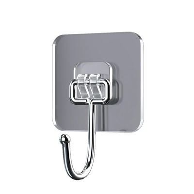 挂钩粘钩免打孔强力承重粘胶墙壁贴墙上透明无痕挂勾贴钩钩子粘贴