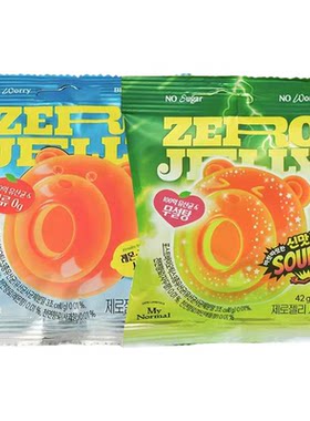 韩国小熊软糖0糖0脂低卡零食糖果