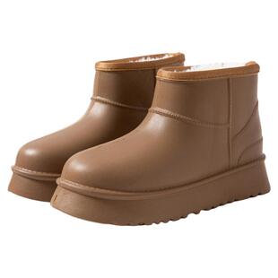 防水雨靴女冬季2025新款外穿防滑加绒保暖短筒雨鞋踩屎感厚底水靴