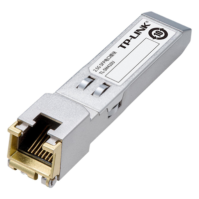 普联TP-LINK TL-SM410U 2.5G SFP电口模块RJ45接口 速率2.5Gbps SFP光口转网卡