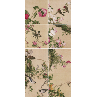 郎世宁 画册 电子图片 国画 花鸟山水 工笔画 临摹喷绘装饰画素材