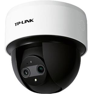 普联TP-LINK双目变焦400万云台无线半球网络摄像机PoE网线DC电源供电全彩夜视语音通话插卡手机APP远程监控头