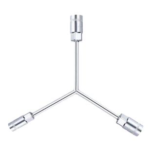 三叉套筒扳手 万用加长Y型多功能摩托车六角套头手动工具套装套筒