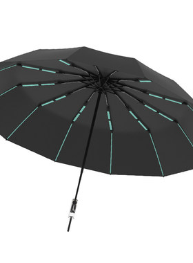 全自动女男士双人加固折叠暴雨伞