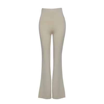 高腰云朵棉微喇裤显瘦显腿长