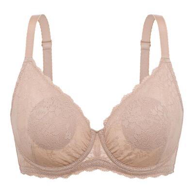 遐蕾丝无痕放凸点大胸文胸