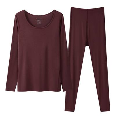 三枪超薄发热热力弹男女内衣套装