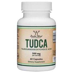DOUBLE WOOD胆酸胆盐酸胶囊TUDCA胆汁酸胆汁盐补充剂肝酶进口保健
