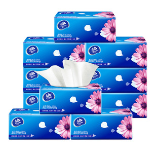 维达纸巾超韧抽纸整箱家用大包实惠装餐巾纸卫生纸面巾纸抽批发