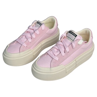 匡威春秋all star男女粉色低帮厚底增高UU鞋休闲帆布鞋A11890C
