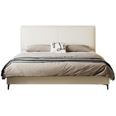 小户型超薄床头省空间真皮床