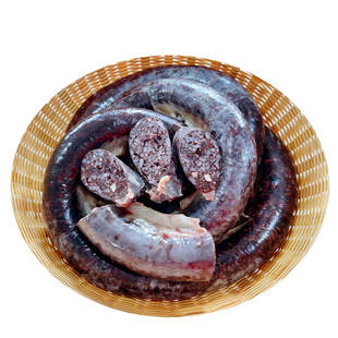 广西壮乡马山特产猪血肠猪龙棒糯米粘米猪油渣灌血肠方便速食品