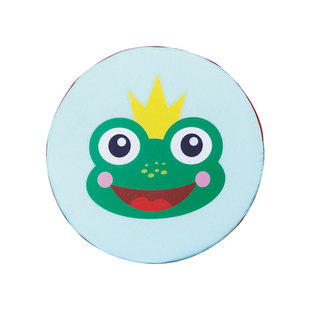 同舟共济卡奇荷叶垫青蛙跳摸石头过河道具幼儿园新体智能户外游戏