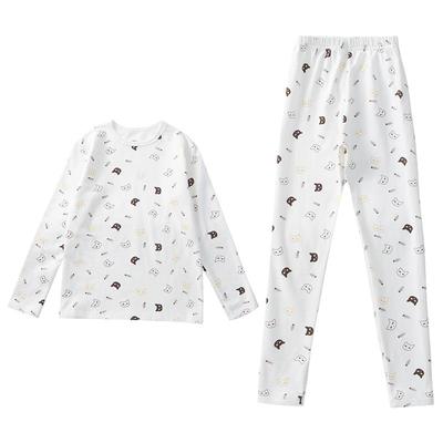 pocbee秋冬女纯棉保暖内衣套装