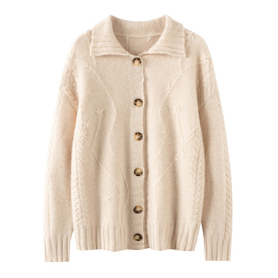 半高领荷叶边木耳针织打底羊毛衫