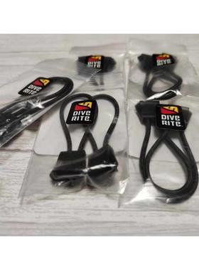 DIVE RITE 弹力绳管夹扣具长喉固定绳残压表固定扣diverite皮筋扣