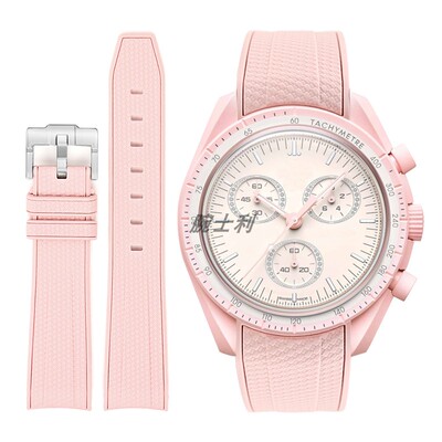 moonswatch金星Venus粉色表带20