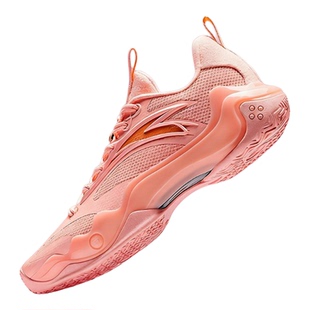 安踏狂潮4BM男氮科技粉色篮球鞋耐磨防滑支撑实战低帮专业运动鞋