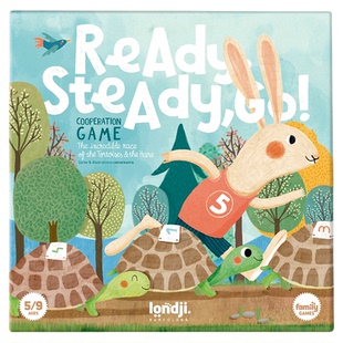londji龟兔赛跑桌游儿童益智玩具思维逻辑合作探讨决策沟通游戏5+
