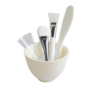 面膜碗套装硅胶面膜刷双头软毛泥膜五件套装美容院调面膜专用工具