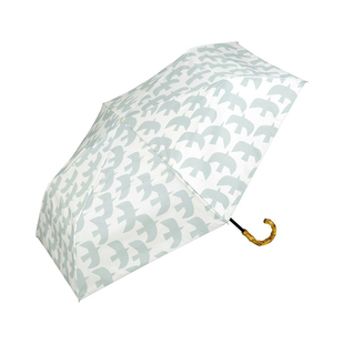 日本进口Wpc伞晴雨黑胶防晒遮阳三折超轻伞两用防紫外线新款竹子