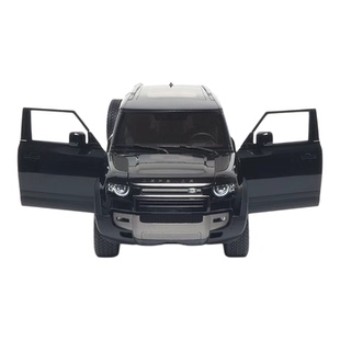 路虎卫士90 110 旅行套件版SUV AR 似真 1:18 合金全开汽车模型黑