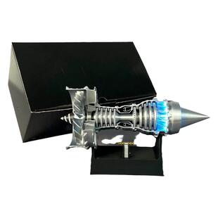 飞机发动机模型可启动拼装机械小型精密男孩生日礼物手工组装制作