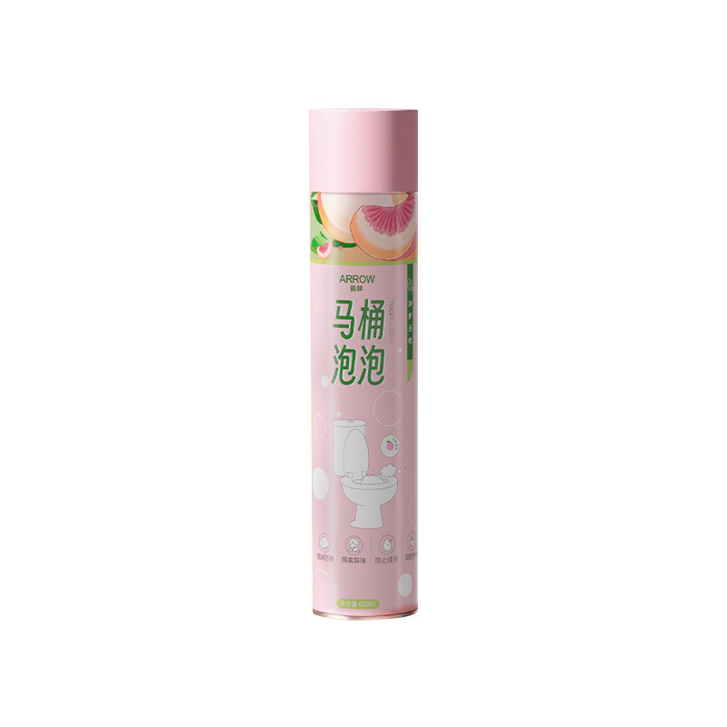 箭牌马桶泡泡蜜桃香慕斯清洁剂