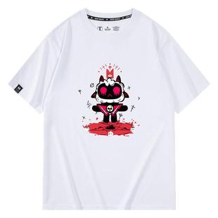 咩咩启示录roguelike周边短袖T恤衫steam游戏联名夏男女宽松衣服