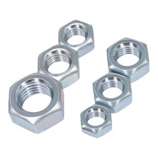 铁镀锌六角螺母螺丝帽镀锌螺栓帽M2M3M4M5M6M8M10M12M14M16M18M20