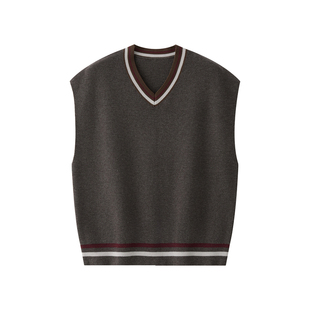 虾酱麻麻男童毛衣秋冬装2025新款男孩坎肩上衣洋气儿童装针织马甲