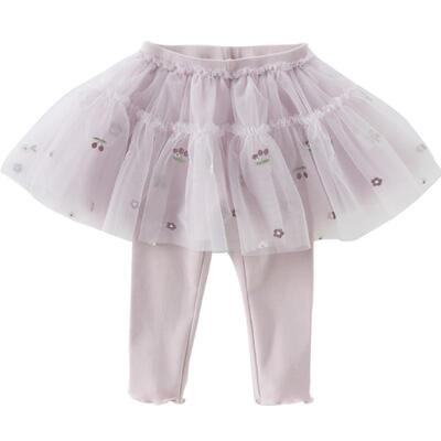 戴维贝拉女童裙裤儿童洋气裤子2026新款春季小童宝宝弹力打底裤