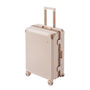 袋鼠高品质pc行李箱2026新款拉杆箱女加厚耐用密码旅行皮箱子24寸