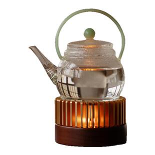 梵汝 中式暖茶温茶底座蜡烛加热保温底座提梁壶公道杯温茶器