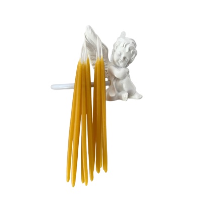 一小时蜂蜡蜡烛，无烟疗愈，自然生活，beeswax candle