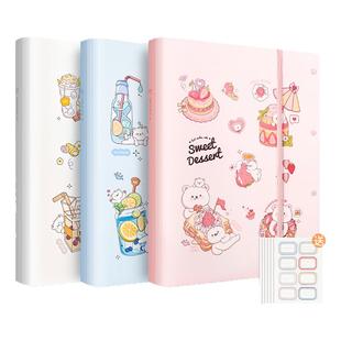 得力A3文件夹试卷夹试卷收纳袋初中生大容量插页透明考试卷子整理神器小学生专用资料册收纳册学科分类文件袋