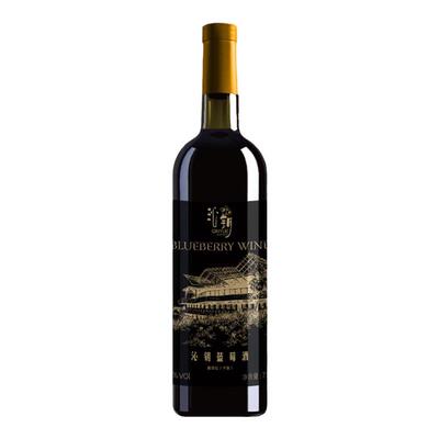 沁钥蓝莓酒750ml干型微醺果酒