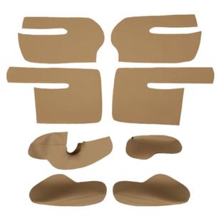 适用老款大众途安门板皮改装车门皮套内饰把手装饰开迪门扶手包皮