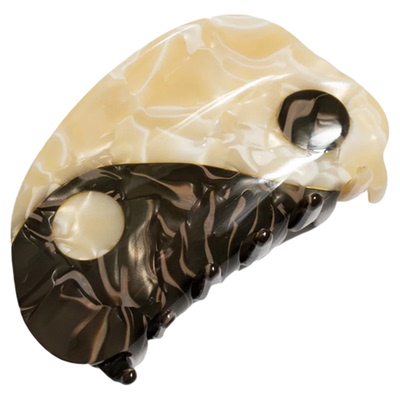 太极发夹醋酸设计八卦抓夹配饰