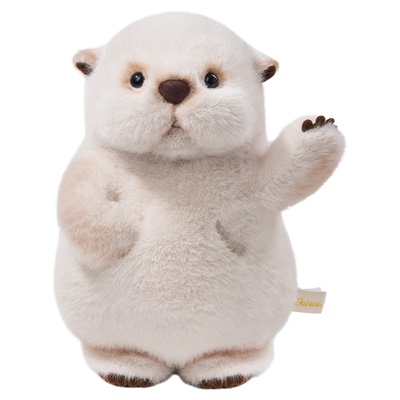 毛绒玩具揣手摸摸獭可爱安抚玩偶